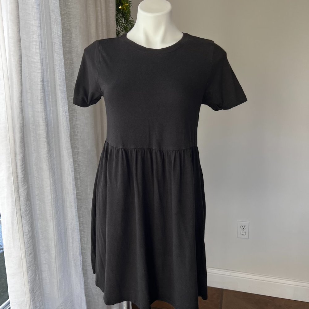 Target Wild Fable Black Tiered Tee Shirt Dress